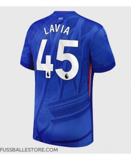 Günstige Chelsea Romeo Lavia #45 Heimtrikot 2025-26 Kurzarm